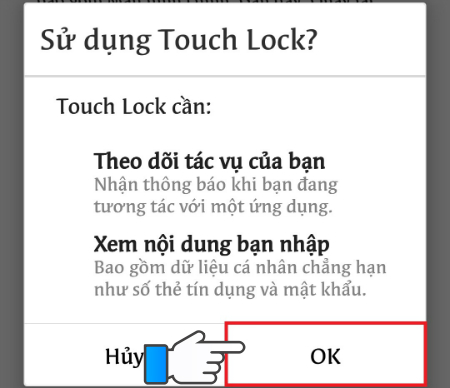 Chọn OK