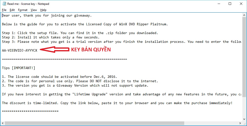 WinX DVD Ripper: Chuyển đổi DVD mạnh mẽ đang miễn phí bản quyền lên đến 1,3 triệu