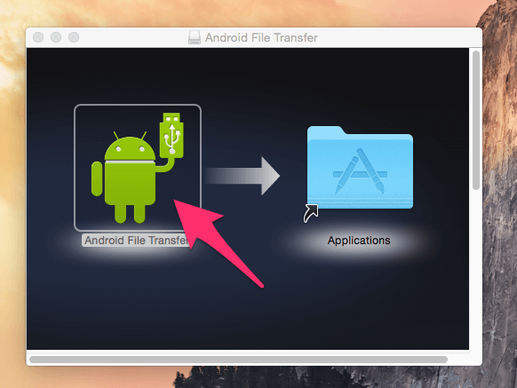 Cài đặt Android File Transfer