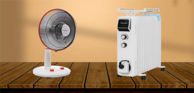 Nên mua quạt sưởi đèn halogen hay quạt sưởi dầu?