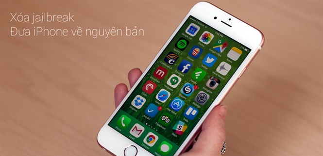 Cách gỡ bỏ hoàn toàn jailbreak trên iPhone