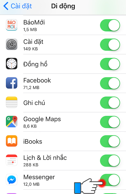 Tắt ứng dụng k cần thiết Mẹo nhỏ giúp bạn tiết kiệm đến hơn 50% dữ liệu 3G trên iPhone > Tắt ứng dụng k cần thiết