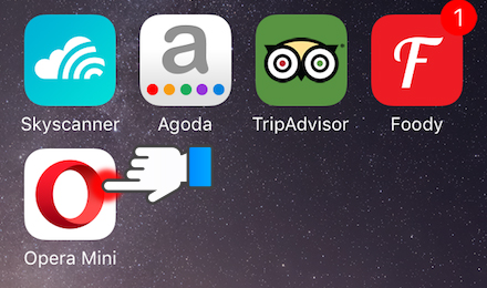 Chọn vào opera Mini Mẹo nhỏ giúp bạn tiết kiệm đến hơn 50% dữ liệu 3G trên iPhone > Chọn vào opera Mini