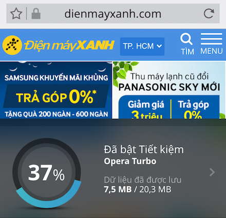 Dữ liệu tiết kiệm được Mẹo nhỏ giúp bạn tiết kiệm đến hơn 50% dữ liệu 3G trên iPhone > Dữ liệu tiết kiệm được