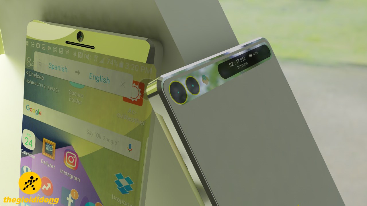 Đắm say với mẫu Nokia Edge viền cạnh cong, 2 màn hình cùng camera kép