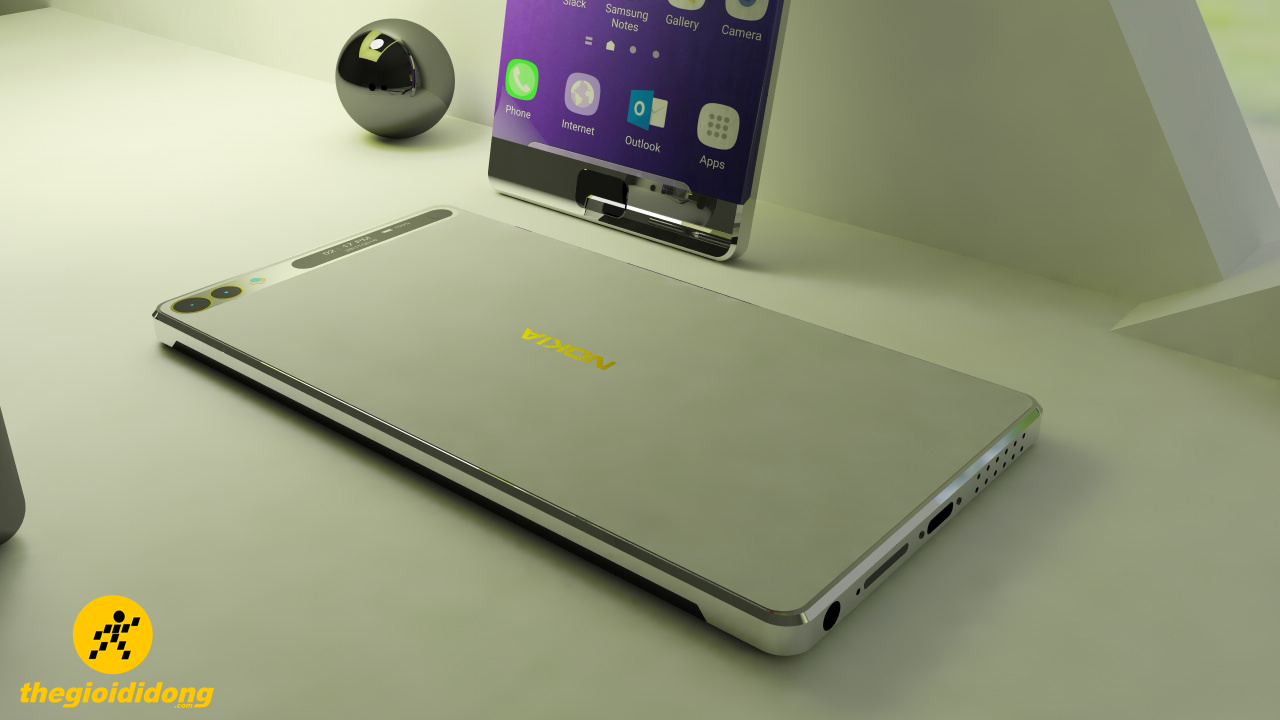 Đắm say với mẫu Nokia Edge viền cạnh cong, 2 màn hình cùng camera kép