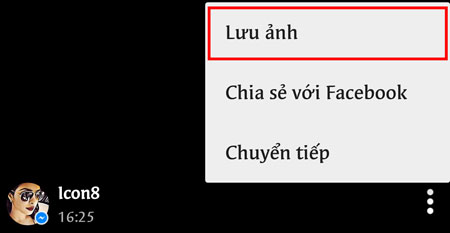 Chọn Lưu ảnh