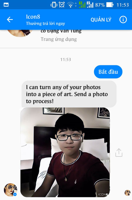Tự động tạo ảnh nghệ thuật từ avatar