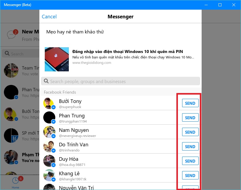 Mời bạn trải nghiệm giao diện mới (share) sắp có trên Windows 10 Creators Update