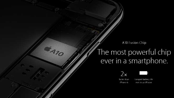 iPhone 7 được trang bị bộ vi sử lý mới