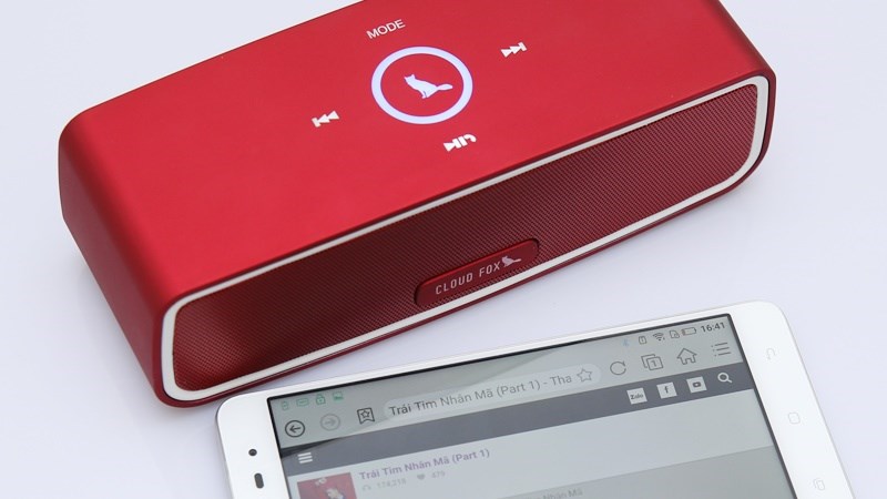 Loa Bluetooth Cloud Fox BS7 phiên bản màu đỏ Loa Bluetooth Cloud Fox BS7 phiên bản màu đỏ