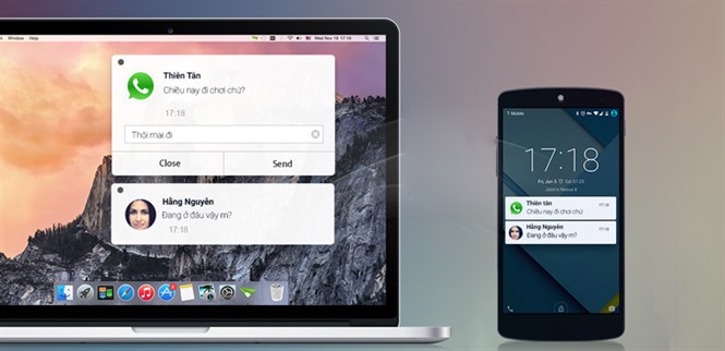 Cách nhận thông báo từ smartphone ngay trên máy tính, laptop