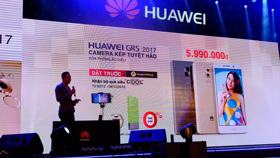 Huawei mang GR5 2017 đến Việt Nam bằng sự kiện hoành tráng Huawei mang GR5 2017 đến Việt Nam bằng sự kiện hoành tráng
