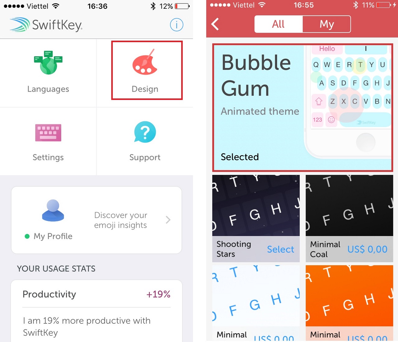 SwiftKey miễn phí toàn bộ theme cho người dùng iOS/Android