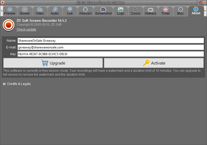 ZD Soft Screen Recorder: Quay phim màn hình, game đang free 900.000 VNĐ