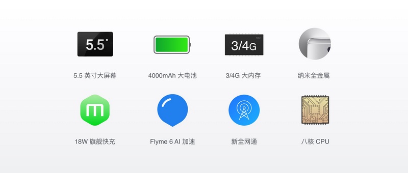 Meizu M5 Note màn hình 5.5 inch FullHD, pin 4.000 mAh giá chưa đến 3 triệu đồng