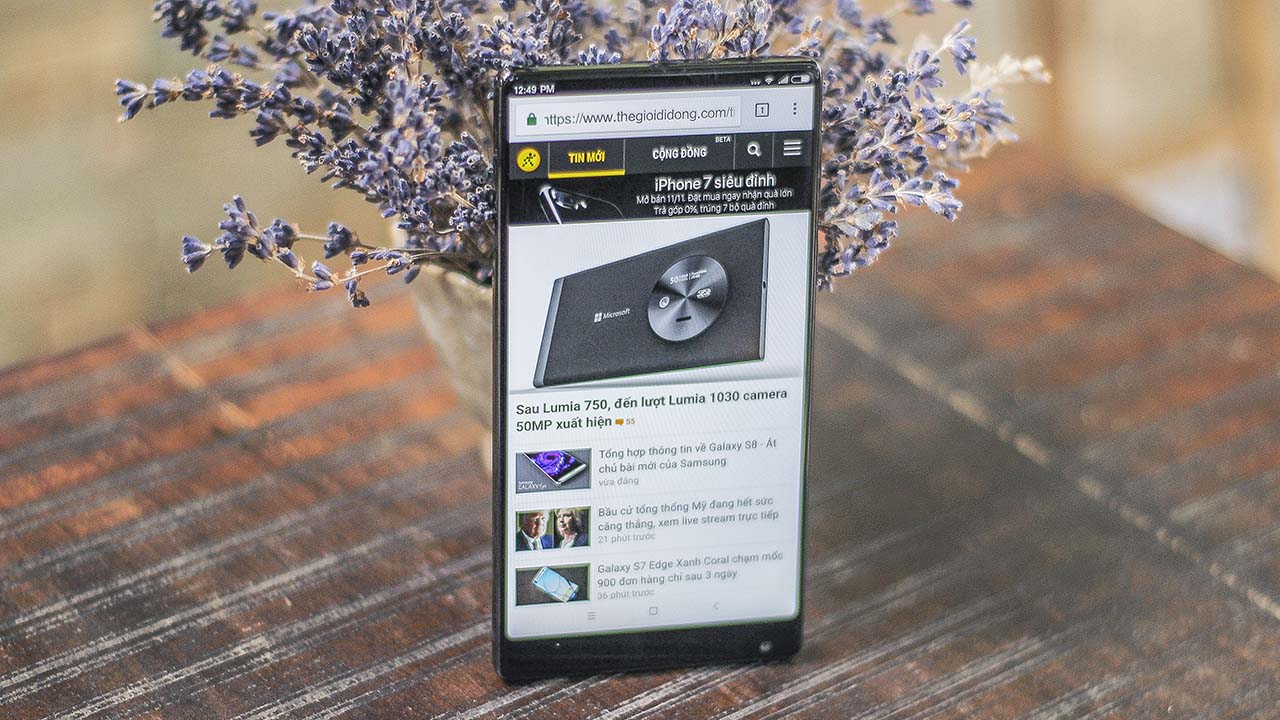 đánh giá xiaomi mi MIX