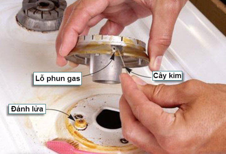 Sự cố thường gặp khi dùng bếp gas và cách khắc phục 3