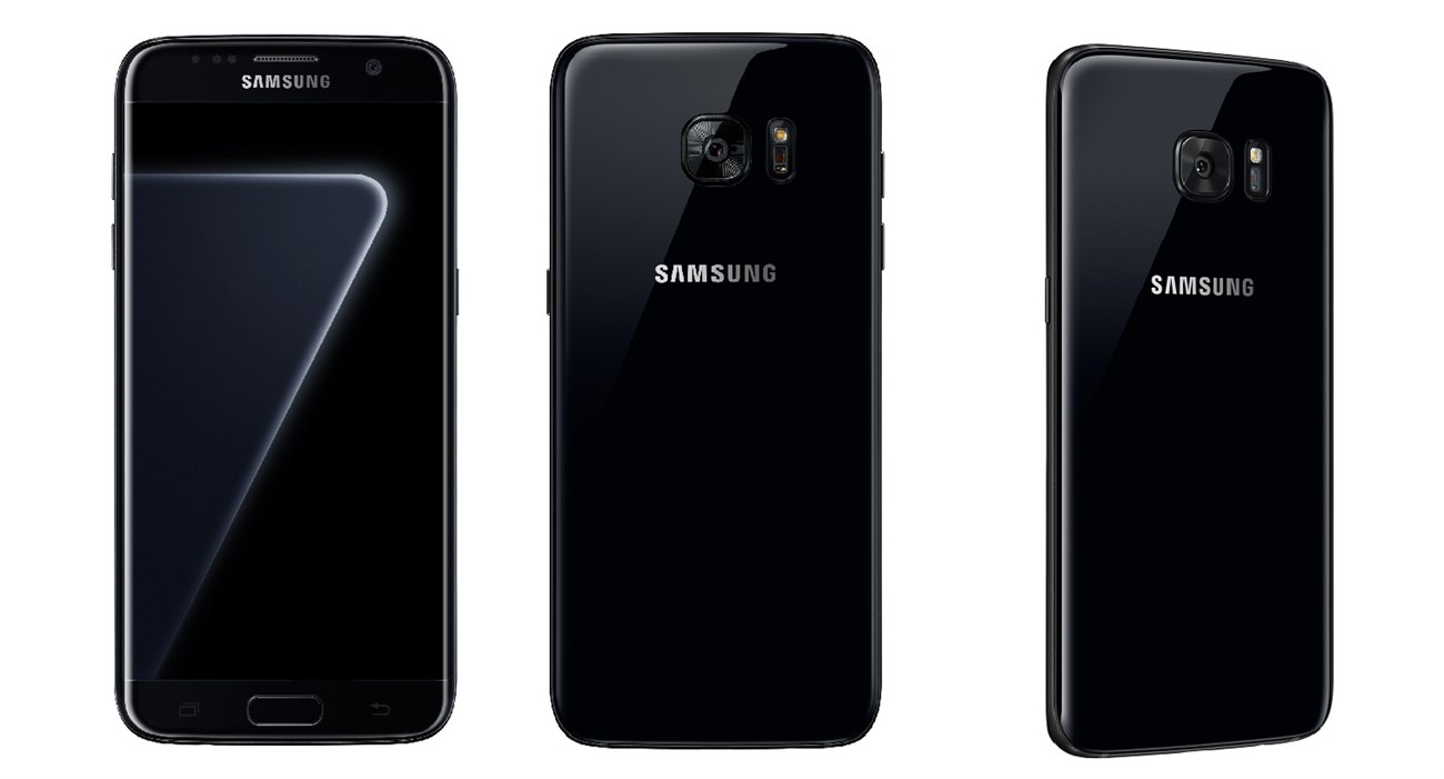 Samsung chính thức ra mắt Galaxy S7 Edge màu đen bóng Samsung chính thức ra mắt Galaxy S7 Edge màu đen bóng