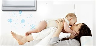 Mẹo dùng điều hòa cho nhà có trẻ sơ sinh