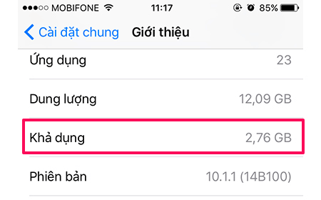 Trước khi thực hiện Mẹo giải phóng bộ nhớ iPhone mà không cần xóa dữ liệu cá nhân > Trước khi thực hiện