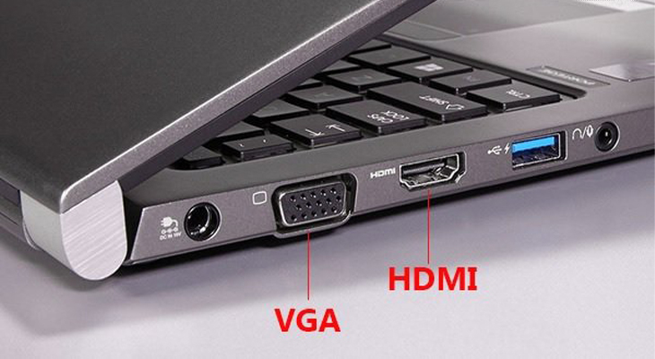 Cổng VGA và cổng HDMI
