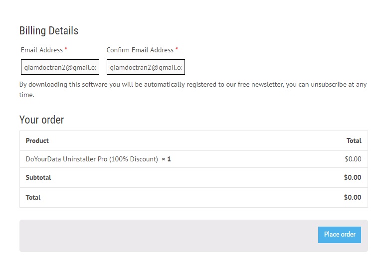 Miễn phí bản quyền 20 USD, công cụ gỡ bỏ phần mềm tận gốc DoYourData Uninstaller Pro