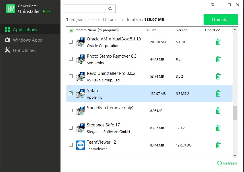 Miễn phí bản quyền 20 USD, công cụ gỡ bỏ phần mềm tận gốc DoYourData Uninstaller Pro