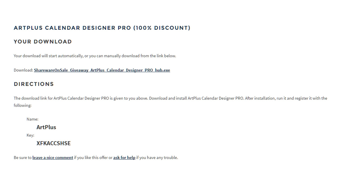 tải Artplus Calendar Designer Pro