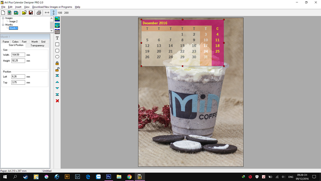 tải Artplus calendar Designer Pro