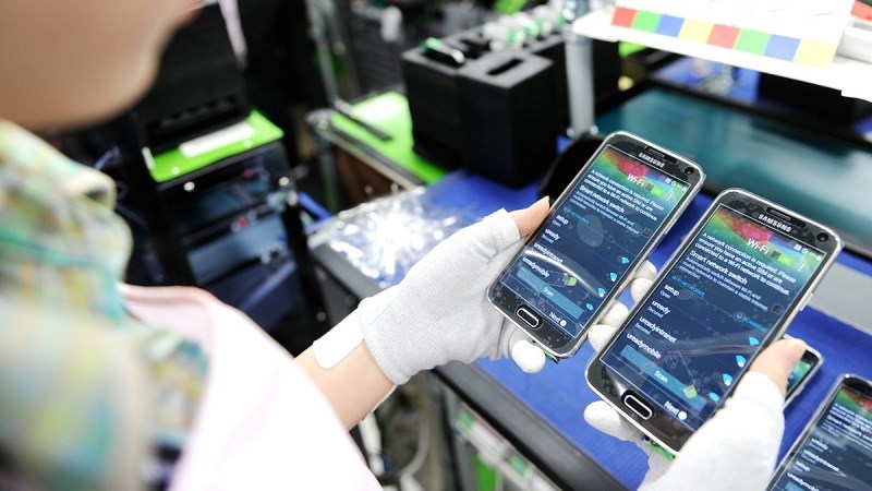 Điện thoại sản xuất tại Việt Nam xuất khẩu sang Mỹ nhiều nhất