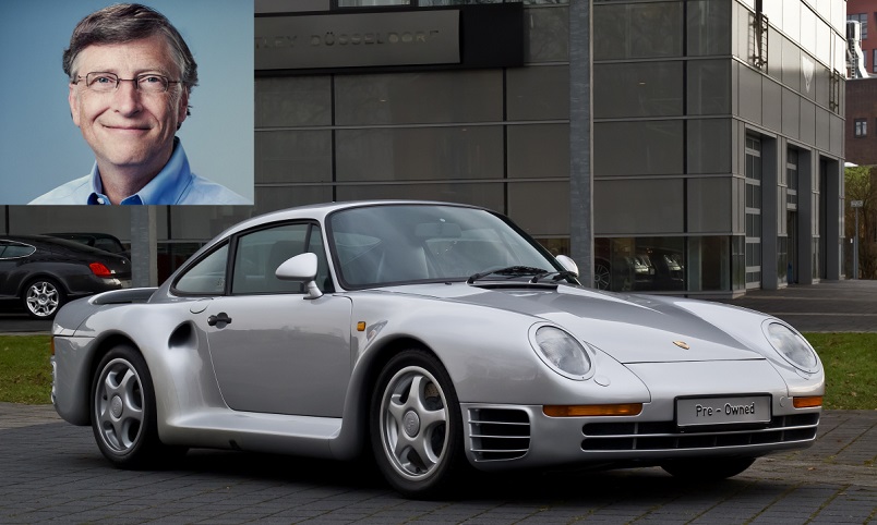 Bill Gates thích sưu tầm xe Porsche