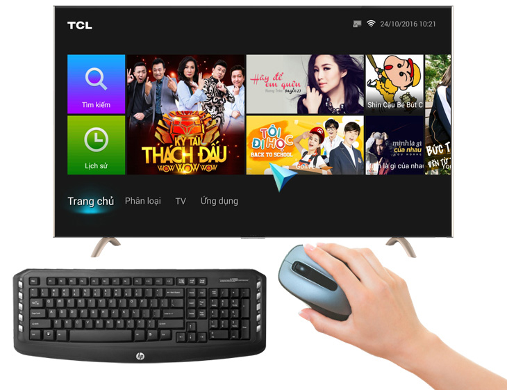 Connecting mouse and keyboard to TV