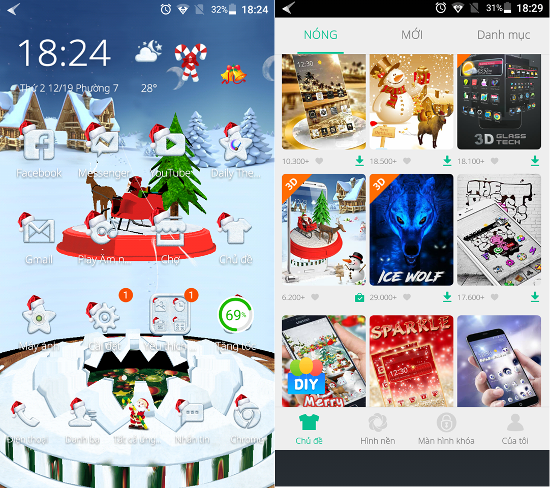 CM Launcher Thay đổi Launcher tuyệt đẹp với các icon ngộ nghĩnh