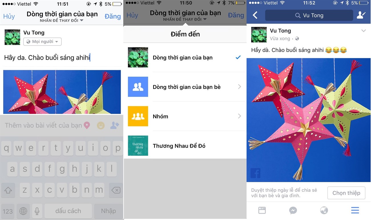 Bạn muốn gửi lời chúc mừng trực tiếp trên Facebook cho người thân và bạn bè của mình? Với phần mềm thiết kế thiệp mừng chúc mừng trực tiếp trên Facebook của chúng tôi, bạn hoàn toàn có thể tạo ra được những thiệp mừng đầy ngộ nghĩnh và độc đáo. Bạn còn chần chờ gì nữa? Tải ứng dụng nhanh để trải nghiệm ngay nhé!