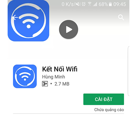 Ứng dụng wifi test