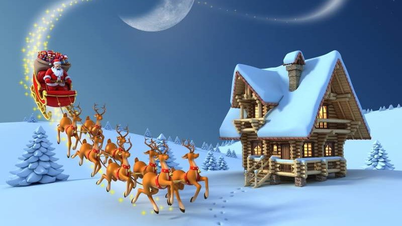 Hình ảnh Clipart Giáng Sinh Dễ Thương Miễn Phí Giáng Sinh Phim Hoạt Hình  ông Già Noel Với Món Quà Và Cây Giáng Sinh Theo Phong Cách Vector Phẳng PNG  , Giáng