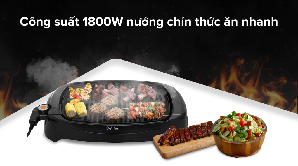 Tư vấn mua bếp nướng điện cho ngày Tết > Nên chọn bếp điện có mức công suất hoạt động từ 1200 - 2000 W