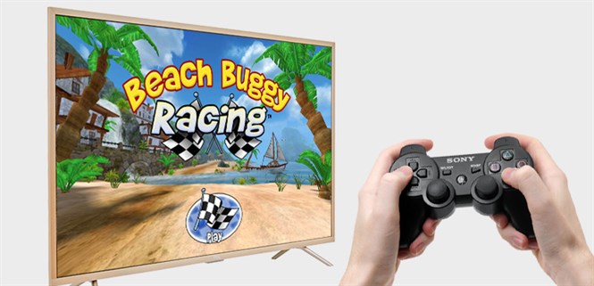 Làm sao để chơi game đua xe trên Smart tivi TCL Z2?