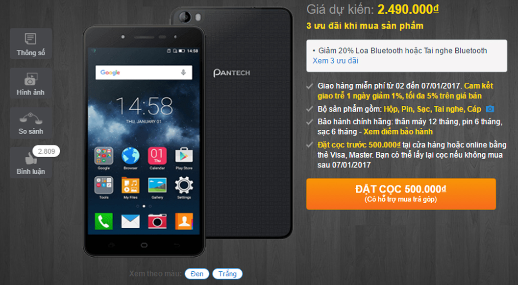 Phablet thương hiệu Hàn Quốc, chip Qualcomm 8 nhân, thiết kế sang trọng quay trở lại với giá sốc Phablet thương hiệu Hàn Quốc, chip Qualcomm 8 nhân, thiết kế sang trọng quay trở lại với giá sốc