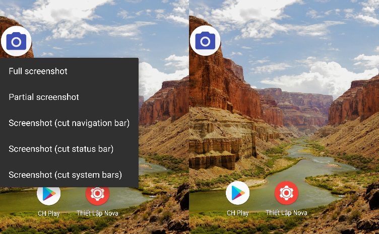 Cách đem tính năng chụp 1 phần màn hình trên Android 7.1 lên mọi điện thoại