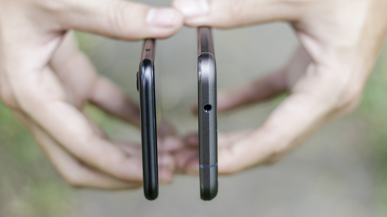 so sánh thiết kế iPhone 7 và Google Pixel