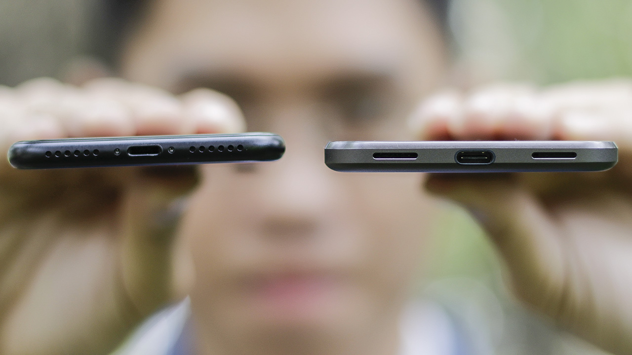so sánh thiết kế iPhone 7 và Google Pixel