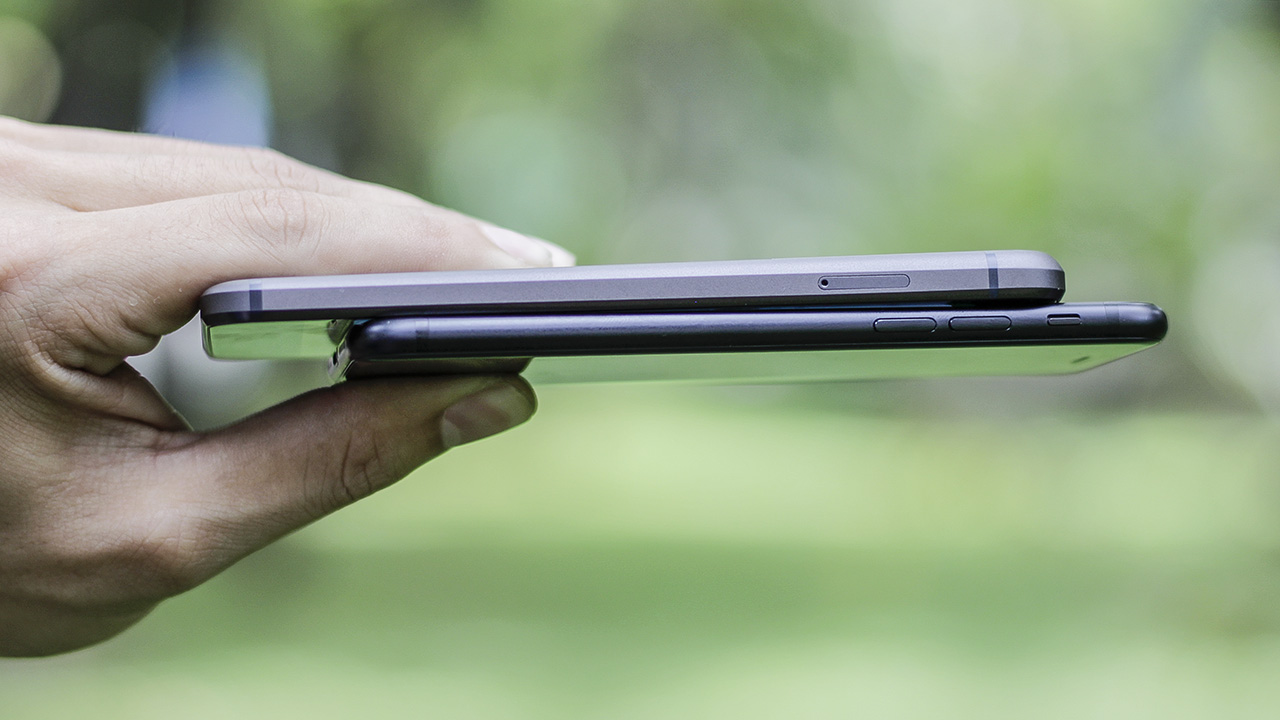 so sánh thiết kế iPhone 7 và Google Pixel