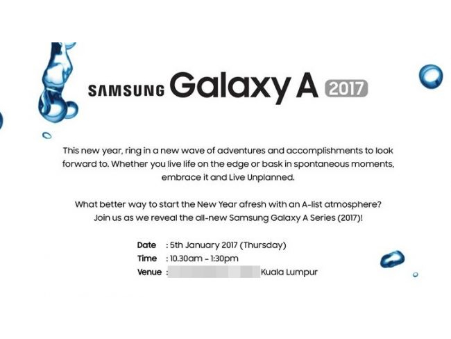 Samsung chính thức xác nhận ngày ra mắt Galaxy A 2017