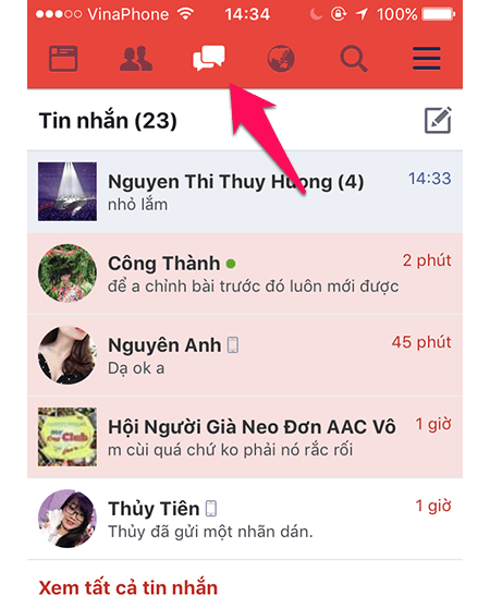 Biểu tượng chat