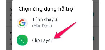 Chọn Clip Layer