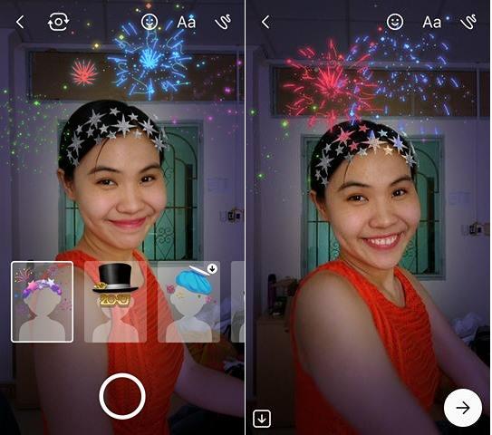 Tạo ảnh phong cách năm mới ngay trên Messenger