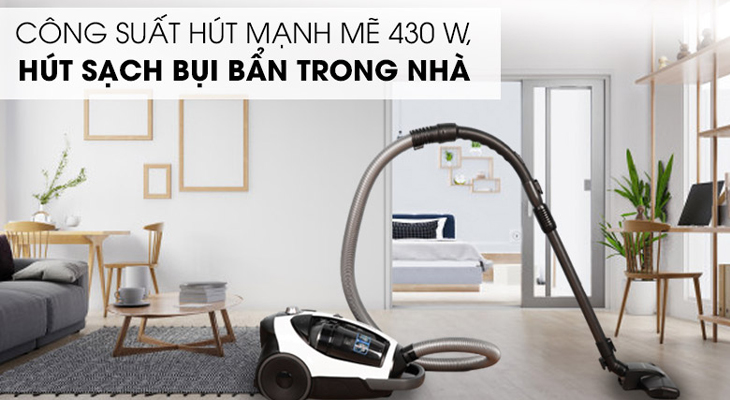 Chọn máy hút bụi có công suất hút và tiêu thụ phù hợp