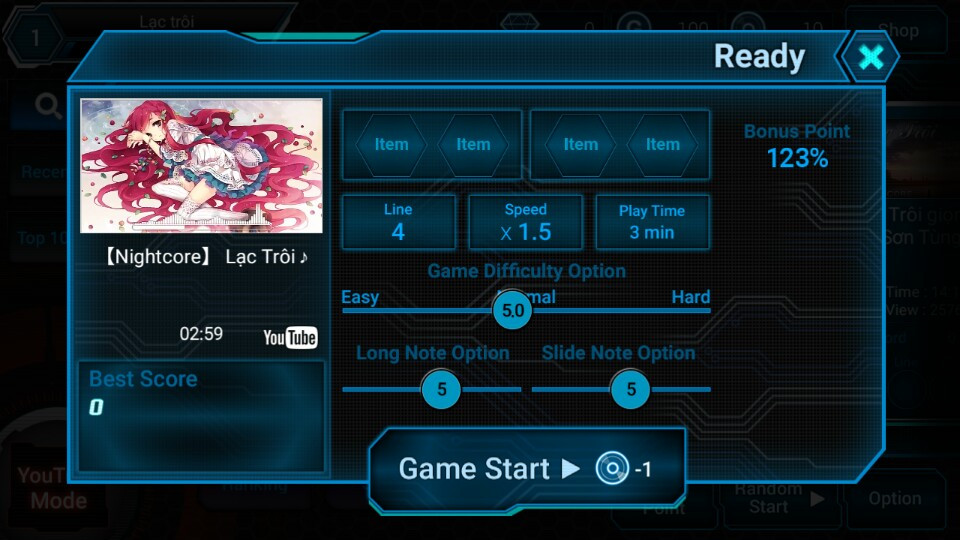 Trò chơi âm nhạc kết hợp với Youtube theo phong cách 